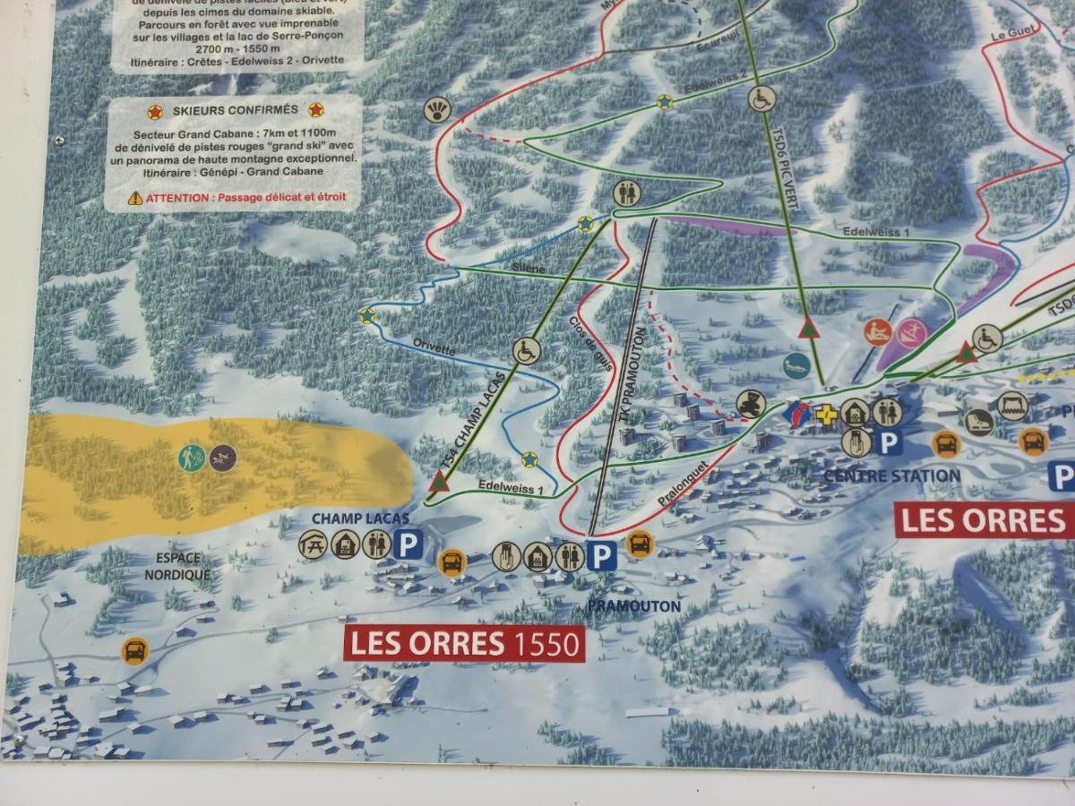 Les Ecureuils Du Meale Leilighet Les Orres Eksteriør bilde